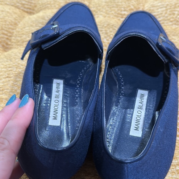 Manolo Blahnik Canvas Loafers - Size 38 (US size 8) - Picture 8 of 12